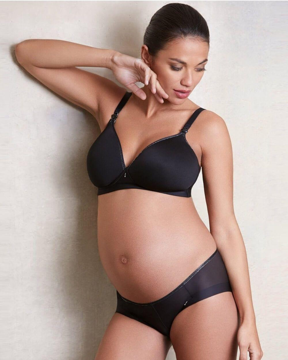 Sutien gravide alaptare 3D Negru Mama Boutique