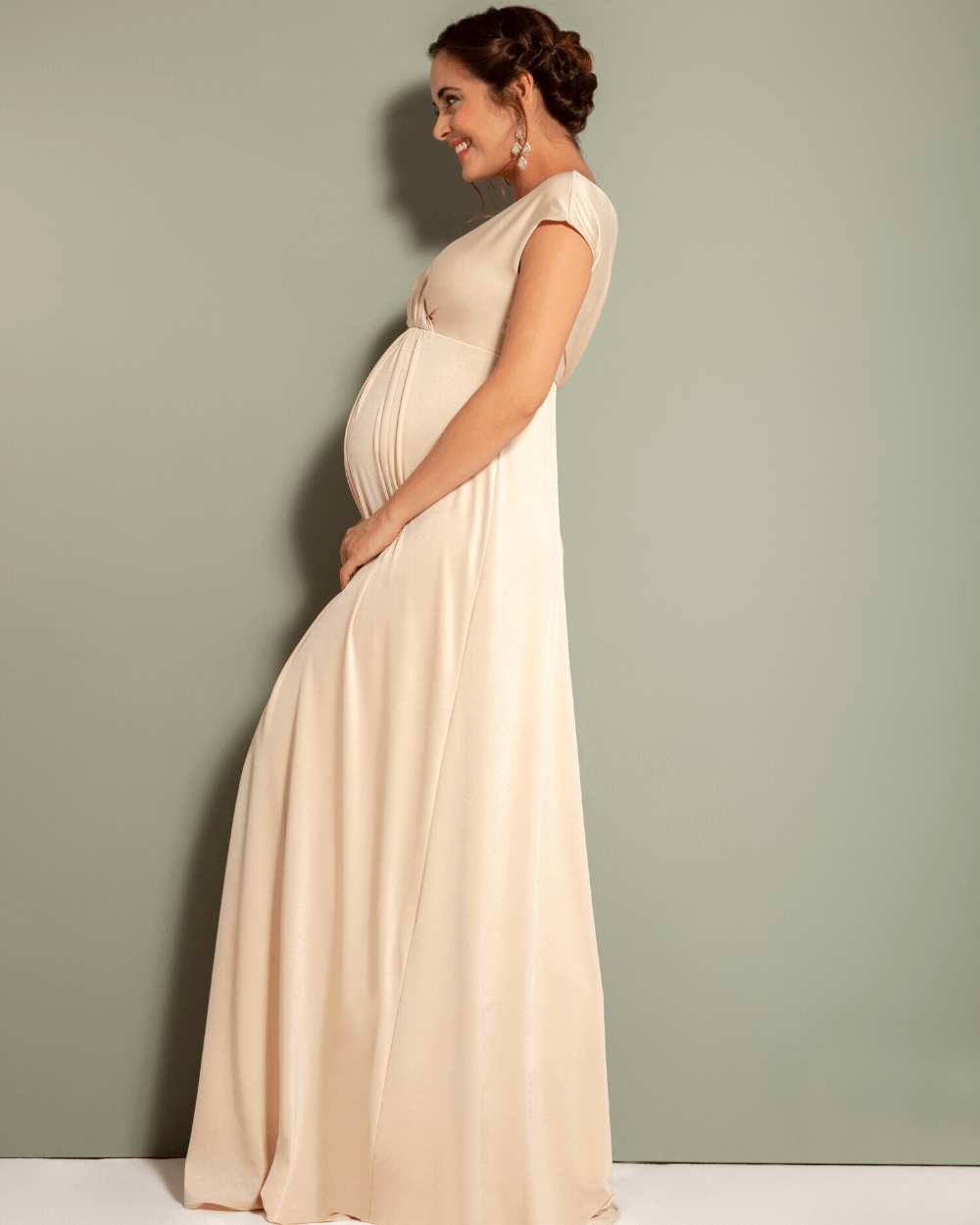 Rochie lunga pentru gravide elegantaFrancesca Mama Boutique