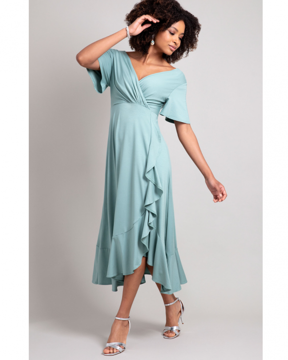 Rochie Waterfall Harbour Green - 1